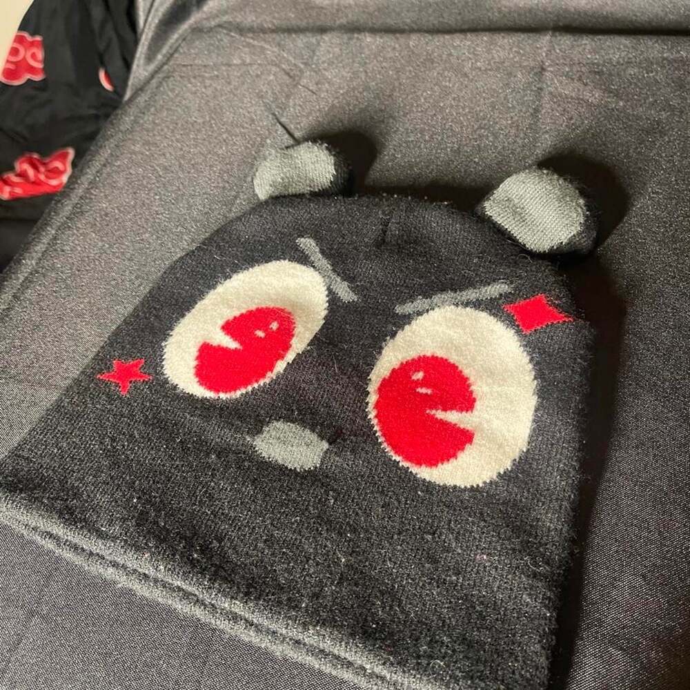 Rat Man Graphic Ear Beanie